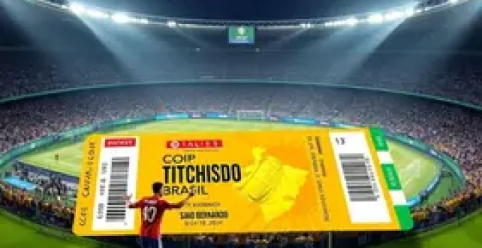 como adquirir ingressos para o duelo diante do São Bernardo/SP pela Copa do Brasil
