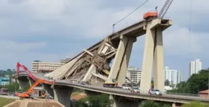 viaduto em construção