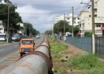 Adutora se rompe