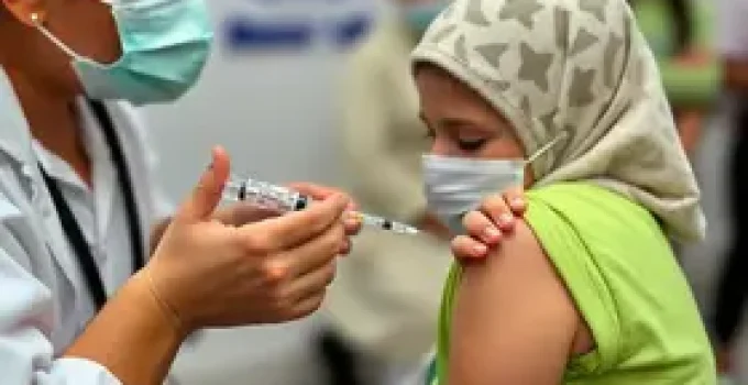 vacinação contra o sarampo