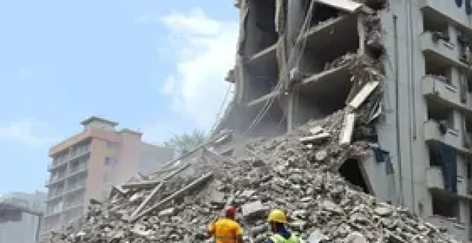imóvel desaba em São Bernardo