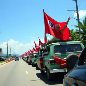 1º ato de campanha de Lula